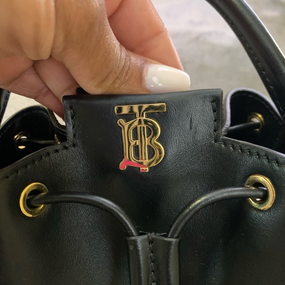 Burberry Monogram motif leather bucket bag - Picture 10 of 14
